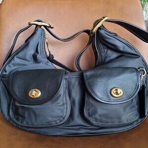 Cargo Hobo With Vintage Rose Print Interior